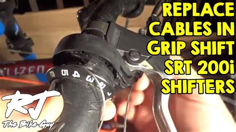 How To Replace Shifter Cable On Sram Grip Shift Srt 200i Shifters Youtube