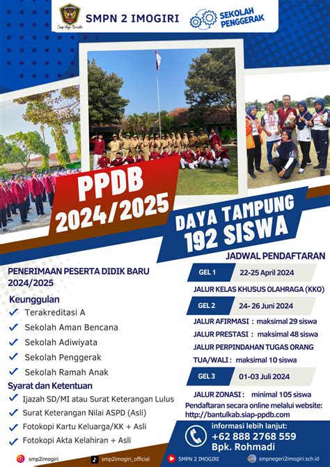 Flyer Ppdb Smp Negeri 2 Imogiri