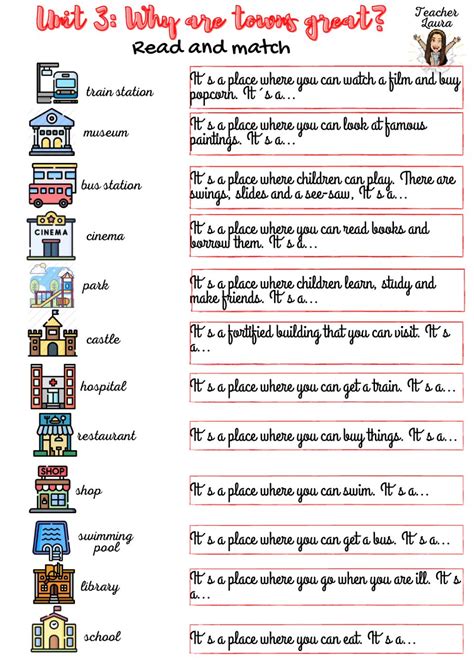 Places In Town Interactive Worksheet For Segundo De Primaria You Can