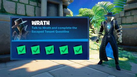 Talk To Wrath And Complete The Escaped Tenant Questline Fortnite