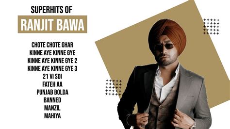 Ranjit Bawa Song Jukebox Super Hits Of Ranjit Bawa Punjabi Songs