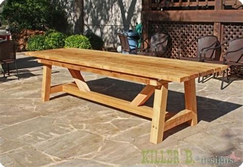 Plans For Building A Wooden Patio Table