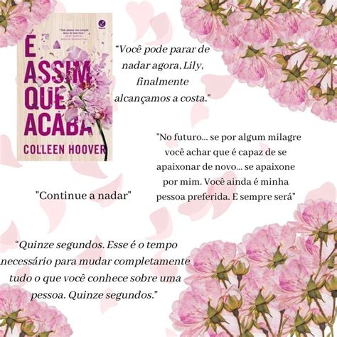 Assim Que Acaba Em Frases Marcantes De Livros Frases