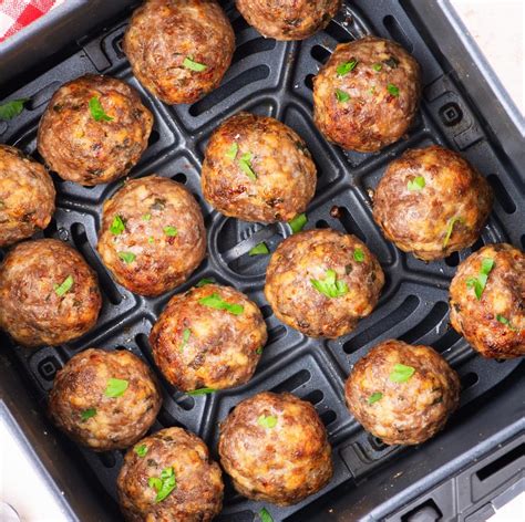 Air Fryer Meatballs The Nation Cook Dinner Recipeaddictive