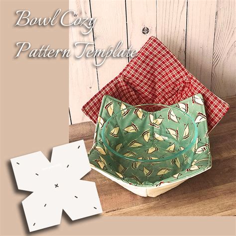 Bowl Cozy Pattern Template