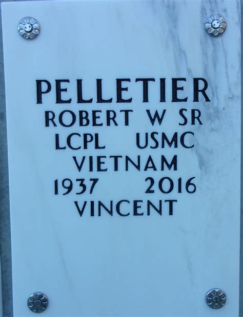 Robert W Pelletier Sr 1937 2016 Find A Grave Memorial