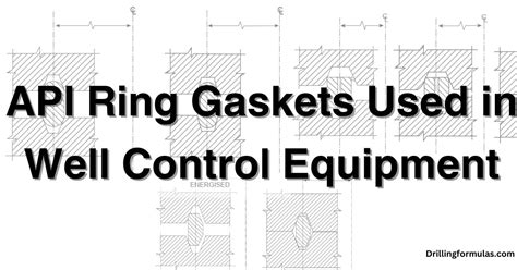 Different Types Of Api Ring Gaskets Used In Well Control Equipment Wellhead Riser And Xmas