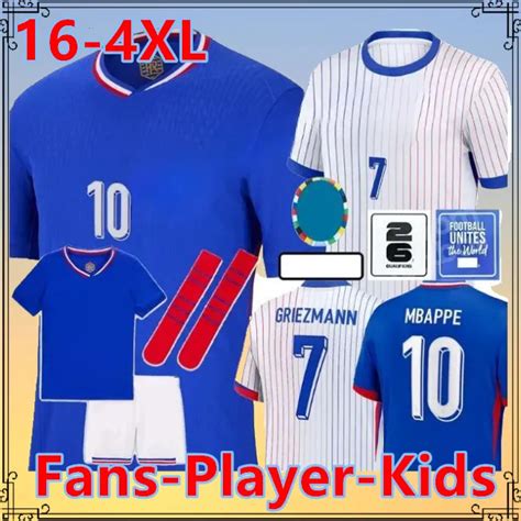 S 4XL French Club مجموعات كاملة 24 25 Benzema Soccer Jerseys Giroud