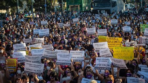 Turkish Women Rally Against Domestic Violence As Ruling Party