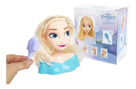 Cabeza Para Peinar Muñeca Elsa Frozen Styling Head Disney en venta en