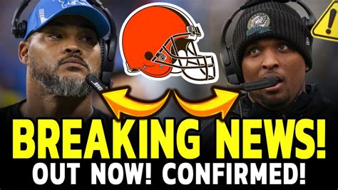 Browns News It Has Just Been Confirmed Cleveland Browns News Today