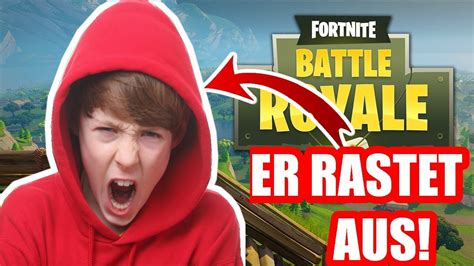 KLEINER Junge 10 RASTET In FORTNITE AUS YouTube