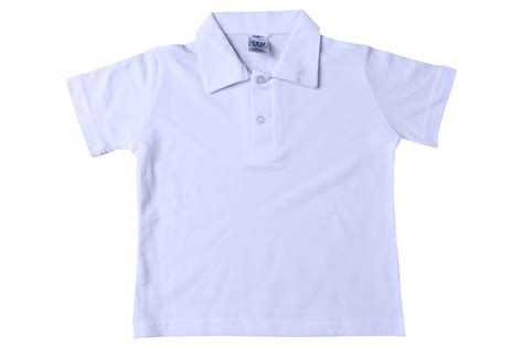 Golf Shirt Plain - White Self Collar – Gem Schoolwear