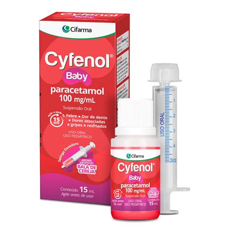 Cyfenol Baby 100mgml Solução Oral 15ml Extrafarma