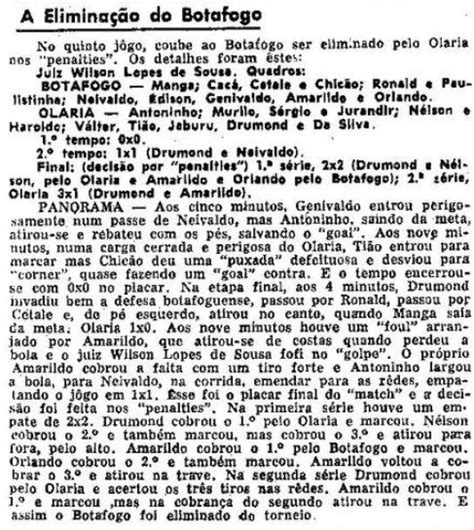 Historiador Alvinegro ᵇᶠʳ on Twitter 17 07 1960 O Botafogo não