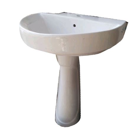 White Ceramic Pedestal Wash Basin For Bathroom At Rs 1200 In Noida