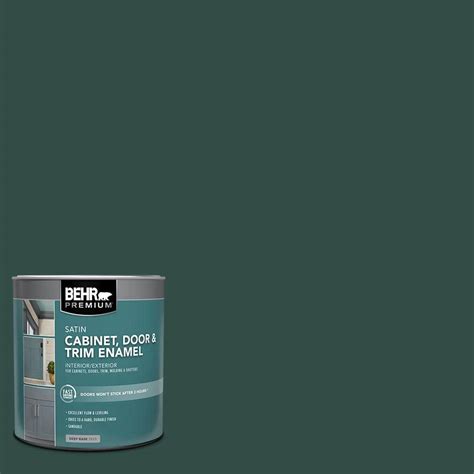 Behr Premium Qt Ecc Hidden Forest Satin Enamel Interior