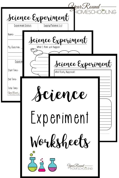 Science Experiment Results Worksheet