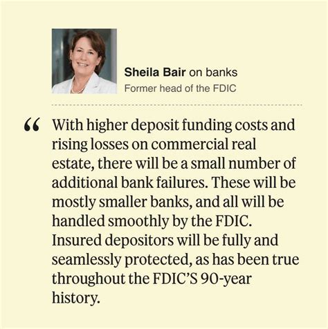 Former FDIC chair Sheila Bair on smooth bank failures in 2024