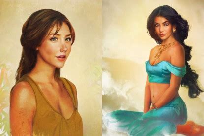 Version Realista Personajes Femeninos Disney