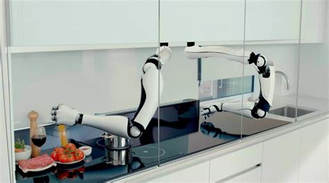 Robotic Kitchen un robot cuisinier qui met la main à la pâte Vidéo