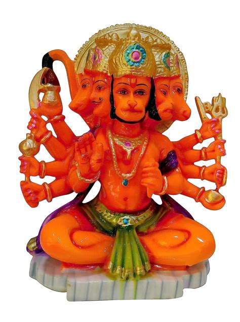 Buy Vinayakmoorti Lord Panchmukhi Hanuman God Bajarangbali Idol