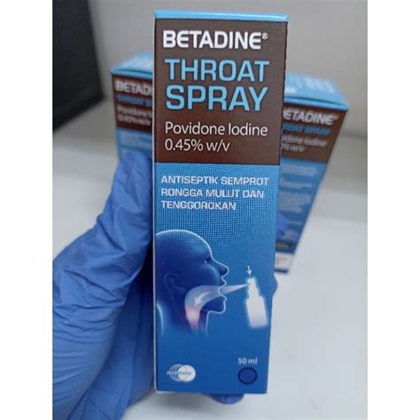 Jual BETADINE NASAL SPRAY 20ML BETADINE THROAT SPRAY 50ML BETADINE