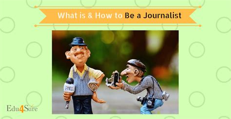 How to Choose a Career as Journalist | Career Counselling | Edu4Sure