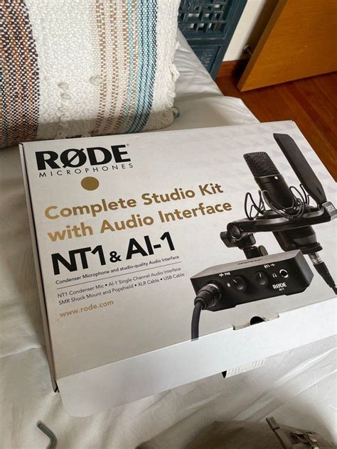 Rode Complete Studio Kit With Audio Interface Nt And Ai Audio