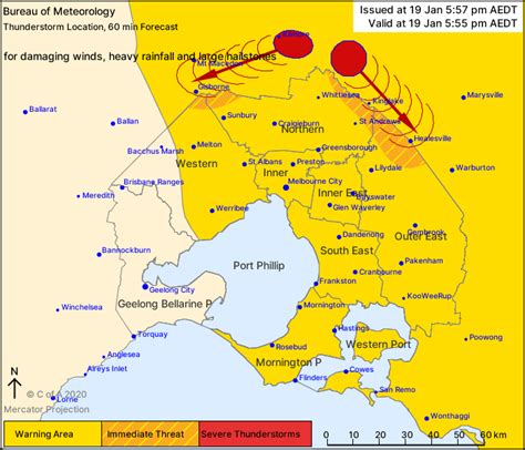 Victorian Storm Chasers On Twitter The Bom Vic Has Issued A Severe