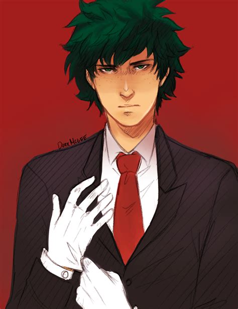 Izuku Midoriya Oldervillain Deku Bnha Not My Art Credit