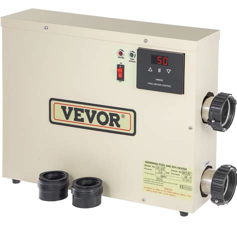 Buy Vevor Electric Spa Heater Kw V Hz Digital Spa Water