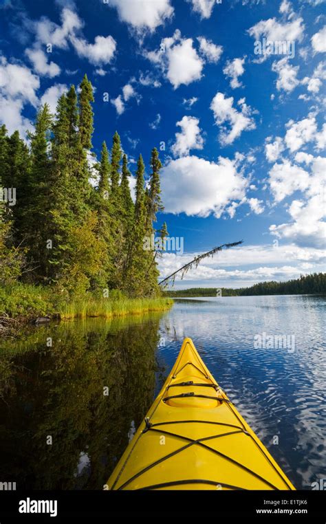 Kayaking Little Deer Lake Lac La Ronge Provincial Park Northern