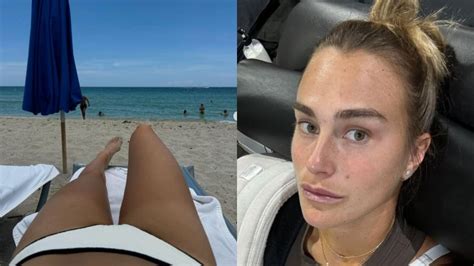 Aryna Sabalenka shares beach snaps after Wimbledon withdrawal