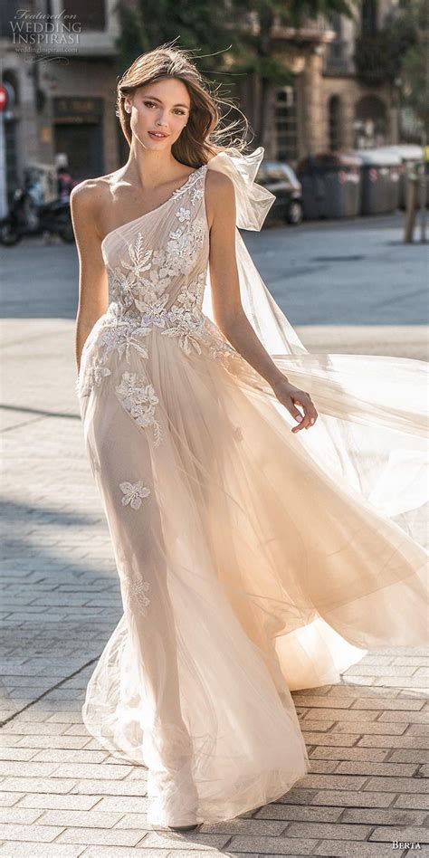 29 Unique One Shoulder Wedding Dresses To Love Mrs To Be