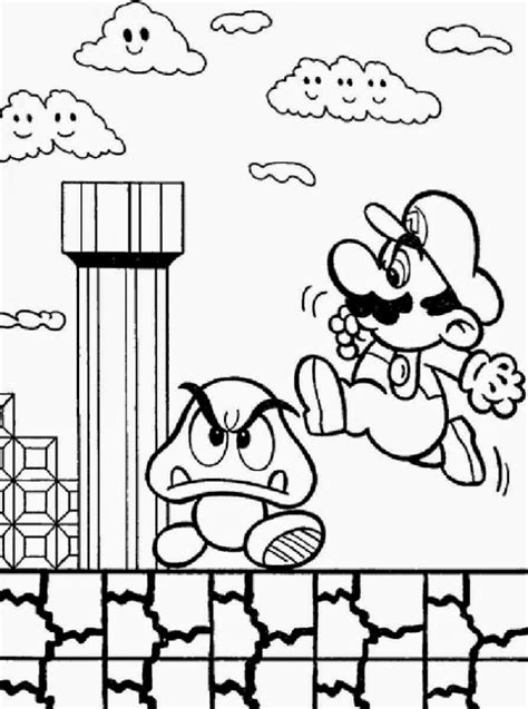 Coloring Pages Mario Coloring Pages Free And Printable