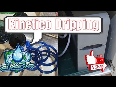 Kinetico Water Softener Repair Dripping Regeneration Pipe YouTube