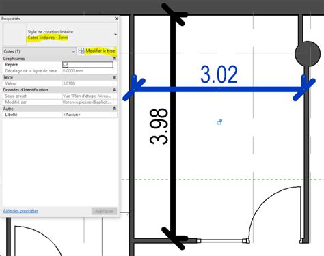 Modifier Le Graphisme D Une C Te Sur Revit Aplicit