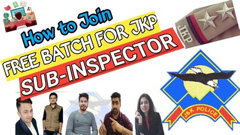 How To Join Free Batch For JKP SI Sub Inspector Join Free Batch