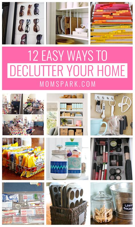 12 Easy Ways To Declutter Your Home Mom Spark