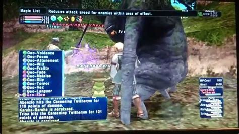 Final Fantasy Xi Ffxi Geo99whm49 Geo Geomancer Soa Ceizak Battlegrounds