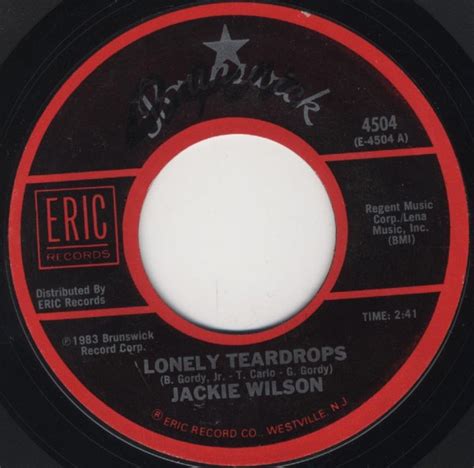 Jackie Wilson - Lonely Teardrops (1983, Vinyl) | Discogs