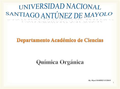 Ppt Universidad Nacional Santiago Ant Nez De Mayolo Powerpoint