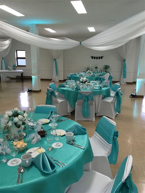 Turquoise Wedding Decorations Wedding Hall Decorations Wedding