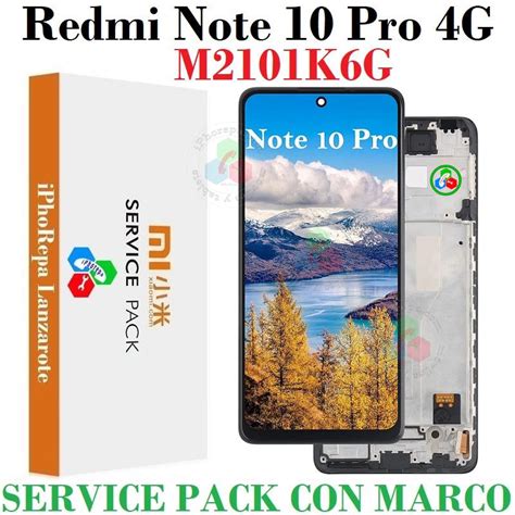 Xiaomi Redmi Note Pro G M K G Pantalla Service Pack Con