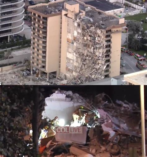 Building Collapse in Miami, Numerous People Trapped