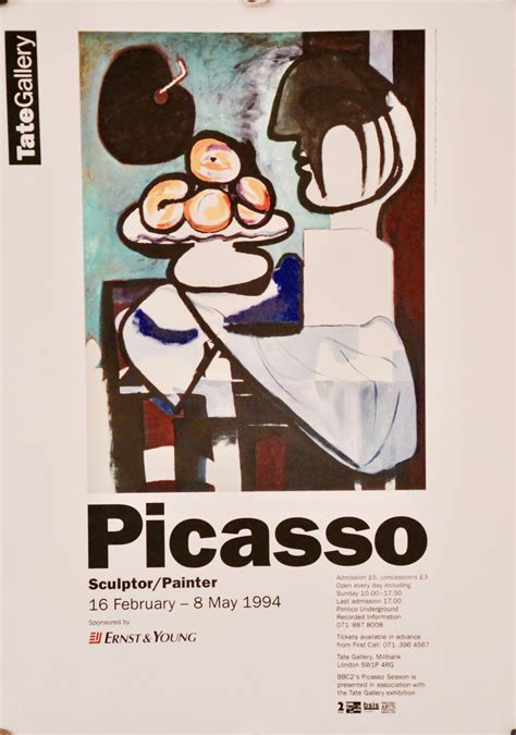 Picasso / Tate Modern - 1994 reprint 16.5 x 23.5 | Tate modern, Pimlico ...