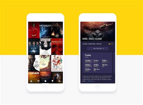 Spectacular Design Elements Of Cinema App Ui By Tubik Ux Planet