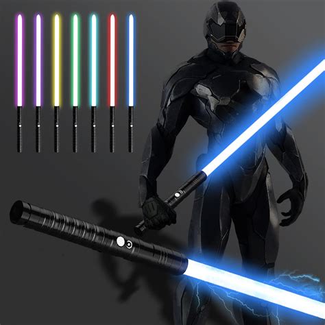 Amaxshiirchy Lightsaber Rgb Colors Metal Hilt Sound Modes