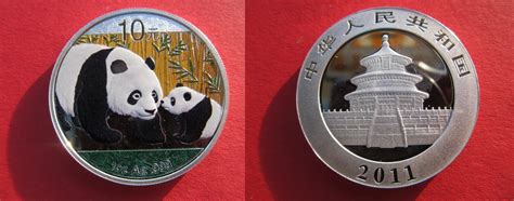 China Yuan Silber Panda Silberpanda Unze Silberunze